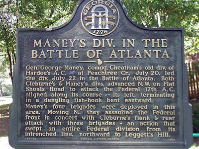 Maney's Div. in the Battle of Atlanta
