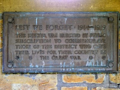 Plaque, Memorial Park
