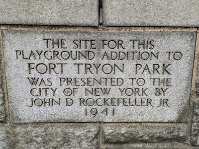 Fort Tryon Park Playground