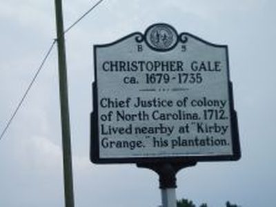 CHRISTOPHER GALE ca. 1679-1735