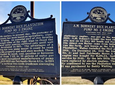 A.M. Bohnert Rice Plantation Pump No. 2 Engine