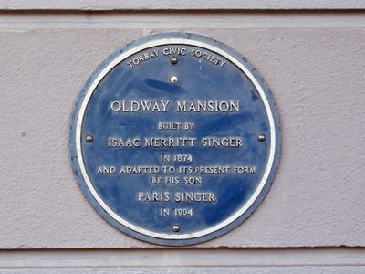 Oldway Mansion - plaque