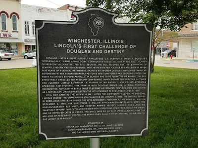 Lincoln's First Challenge of Douglas