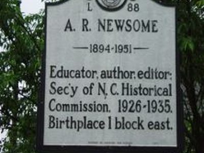 A. R. NEWSOME 1894-1951