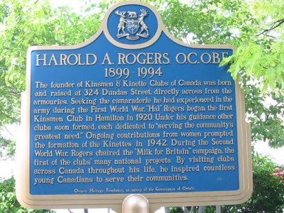 Harold A. Rogers, O.C., O.B.E. 1899-1994