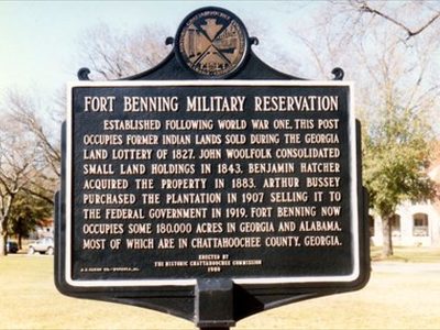 Fort Benning Military Reservation (Side 2)