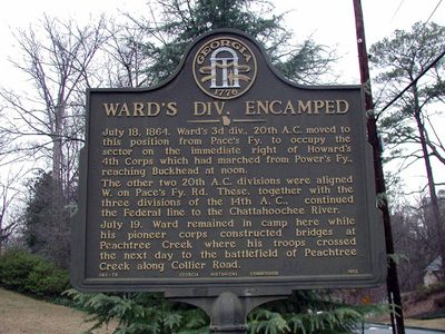 Ward's Div. Encamped