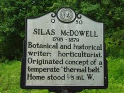 SILAS McDOWELL 1795-1879