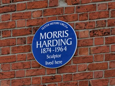 Morris Harding plaque, Holywood