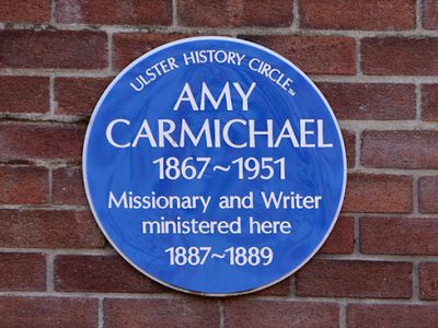 Amy Carmichael plaque, Belfast