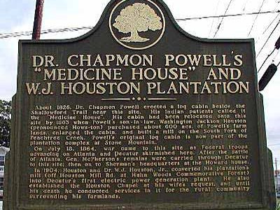 Dr. Chapmon Powell's "Medicine House" and W.J. Houston Plantation
