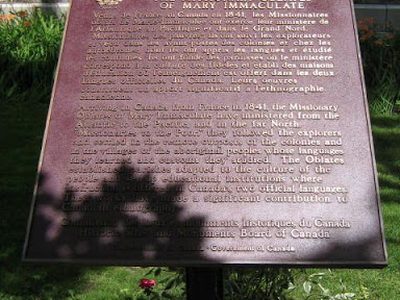 The Missionary Oblates of Mary Immaculate