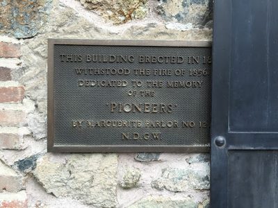 Withstood the Fire of 1856