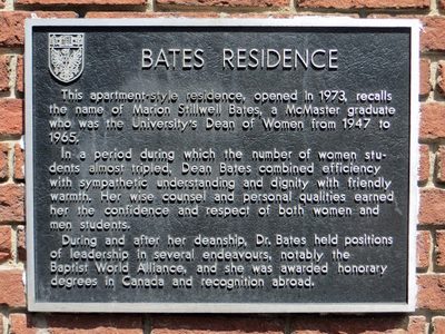 Bates Residence  (A McMaster University student residence)