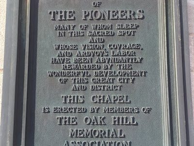 In Memory of the Pioneers