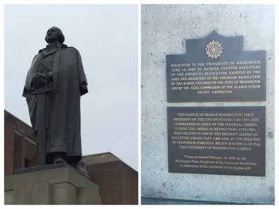 George Washington Statue, University of Washington