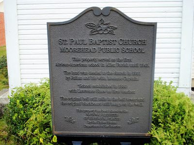 St. Paul Baptist Church / Moorehead Public School