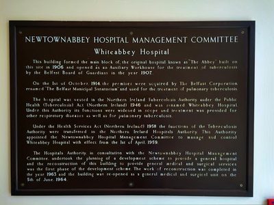 Newtownabbey Hospital Management Committee – Whiteabbey Hospital