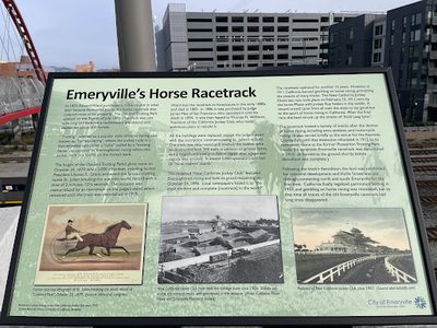 Emeryville's Horse Racetrack