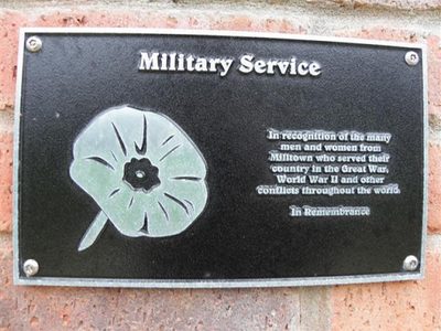 Military Service Plaque