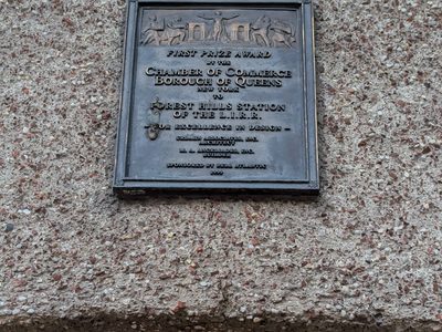First Prize Award for Forest Hills Station