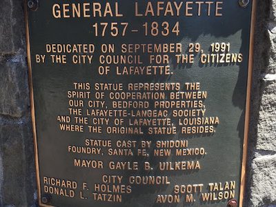 General Lafayette 1757 - 1834