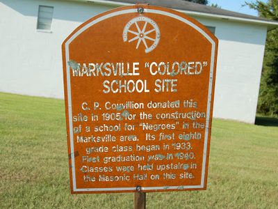 Marksville "Colored" School Site