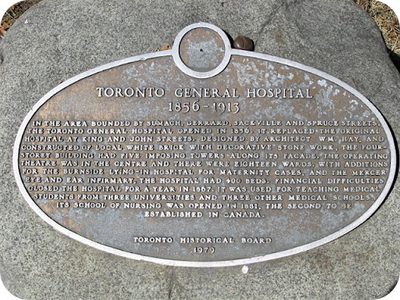 Toronto General Hospital 1856-1913