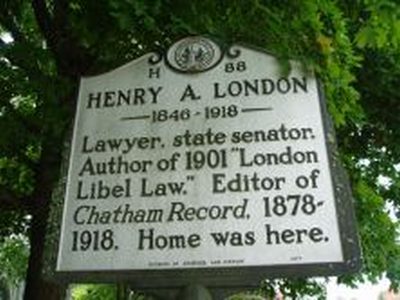 HENRY A. LONDON 1846-1918