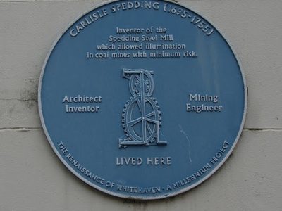 Carlisle Spedding plaque, Irish Street