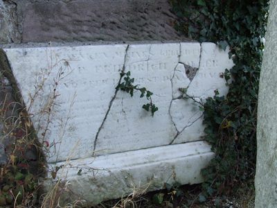 Old plaque at the Kempock Stone