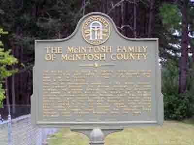 The McIntosh Family of McIntosh County