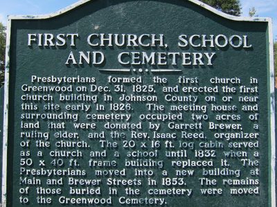 First Church, School and Cemetery
