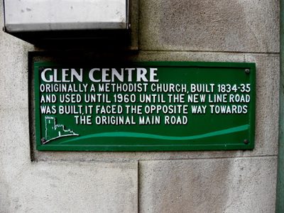 Glen Centre plaque, Manorhamilton