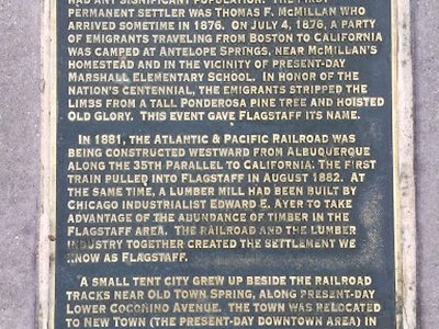 Flagstaff's Founding