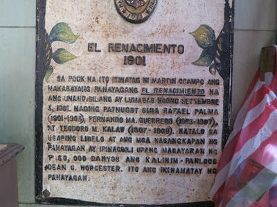 El Renacimiento historical marker