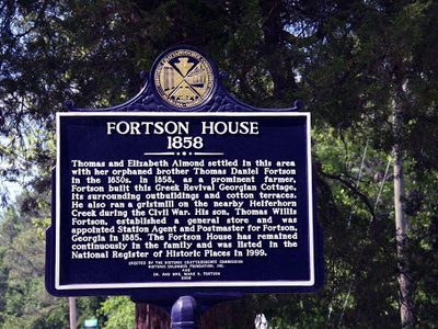Fortson House 1858 (Side 1)