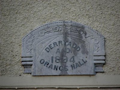 Plaque, Derryadd Orange Hall