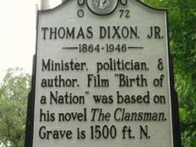 THOMAS DIXON, JR. 1864-1946
