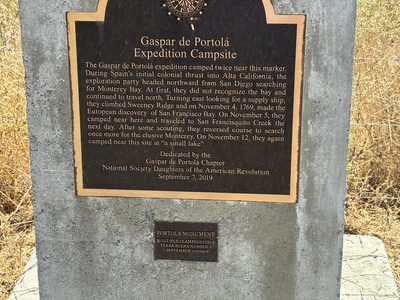 Gaspar de Portola Expedition Campsite