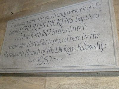 Charles Dickens Baptismal Site