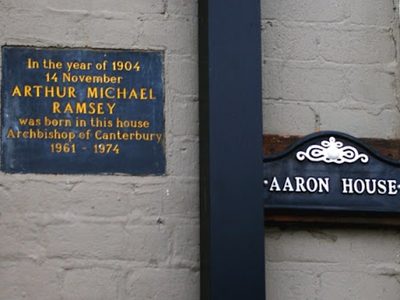 Plaque on Aaron House