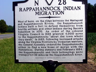 Rappahannock Indian Migration