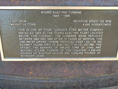 Hydro Electric Turbine, St Paul Ford Plant