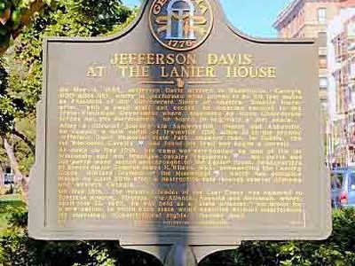 Jefferson Davis At The Lanier House