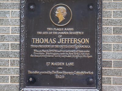 Former Residence of Thomas Jefferson