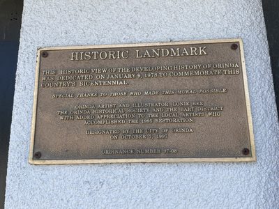 Historica View of the Developing History of Orinda