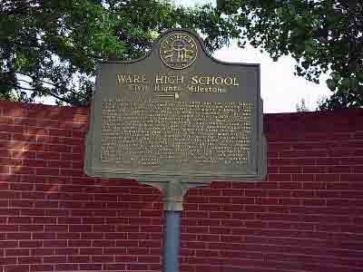 Ware High School Civil Rights Milestone