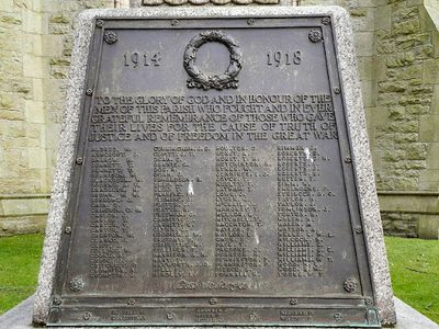 War Memorial Inscription