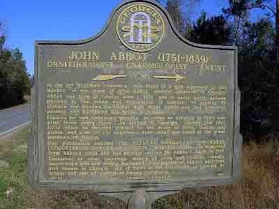 John Abbot (1751-1839) Ornithologist,Entomologist, Artist